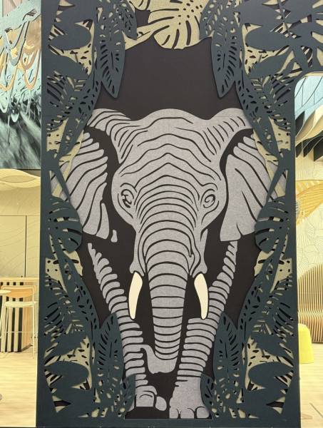 Arrteck cloison sur mesure éléphant