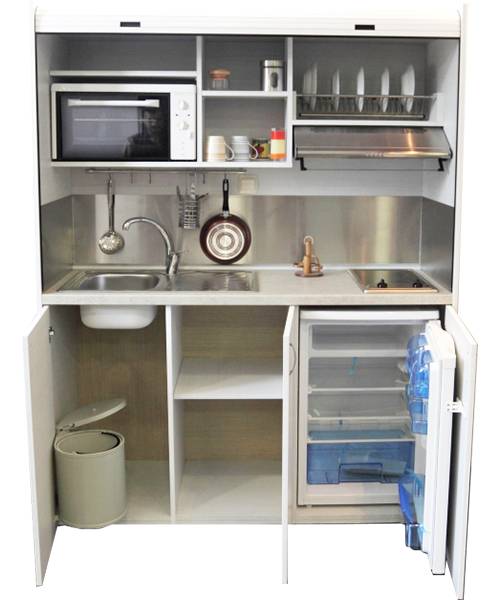mini cuisine toute équipée juste à raccorder 